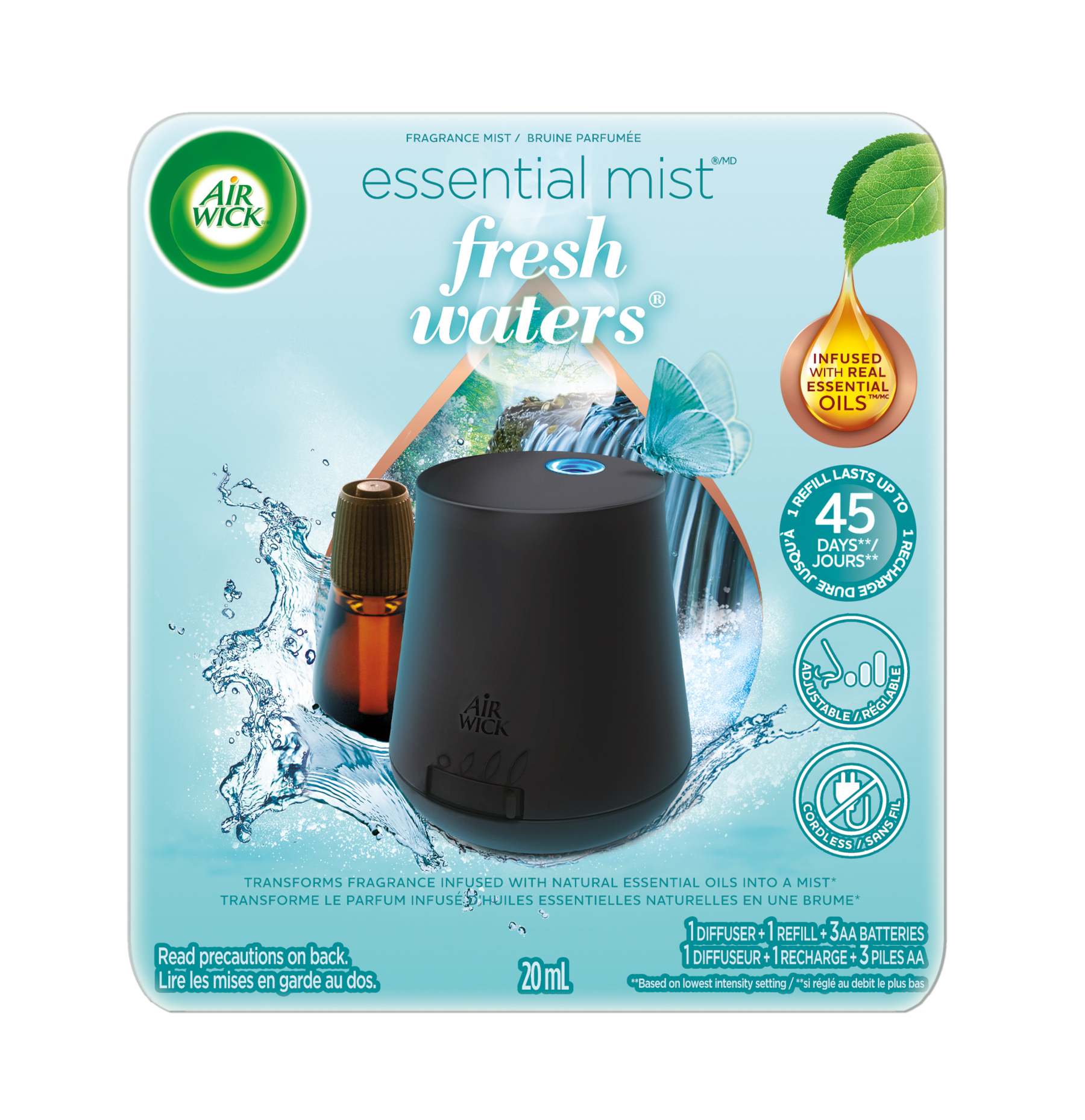 AIR WICK® Essential Mist - Fresh Waters - Kit (Canada)